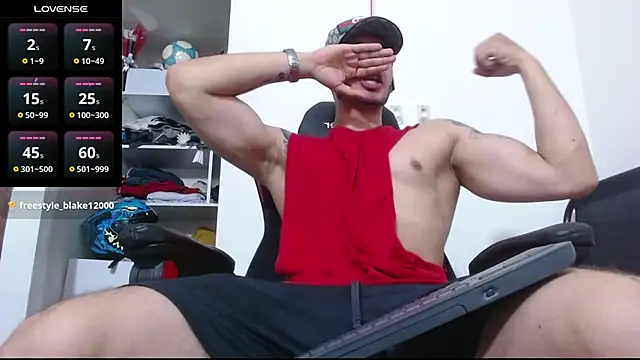 freestyle blake1 online show from October 17, 4:20 pm