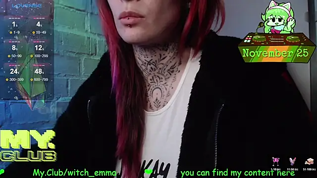 Witch Emma online show from November 25, 8:42 pm