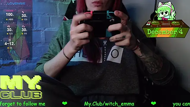 Witch Emma online show from December 4, 9:34 pm