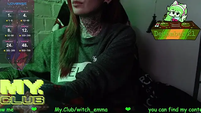 Witch Emma online show from December 21, 8:27 pm