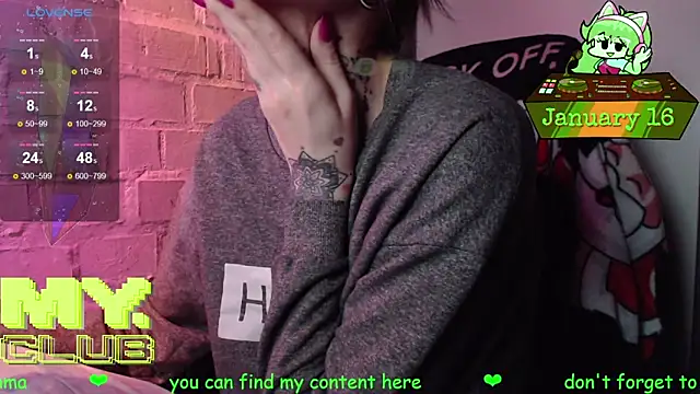 Witch Emma online show from January 16, 8:18 am