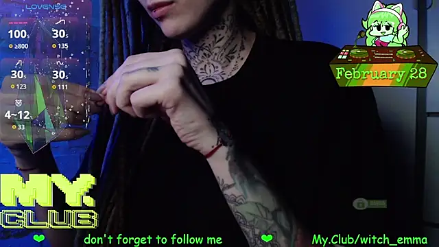 Witch Emma online show from February 28, 8:54 pm