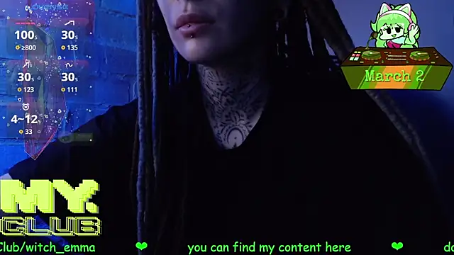 Witch Emma online show from March 2, 10:55 am