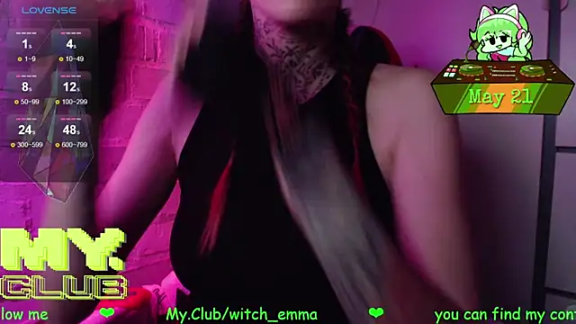 Witch Emma online show from May 21, 7:59 am