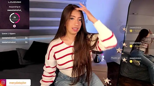 Snapshot of MERIDA_TAYLOR chatting on February 21, 1:34 pm MERIDA TAYLOR online show from February 21, 1:34 pm