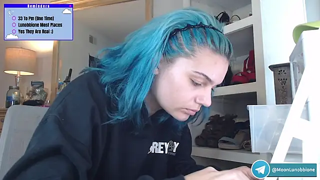 Snapshot of Lunobbione chatting on March 11, 10:38 pm Lunobbione online show from March 11, 10:38 pm
