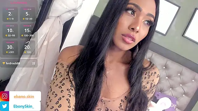 Snapshot of EbonySkin chatting on November 20, 10:26 am EbonySkin online show from November 20, 10:26 am