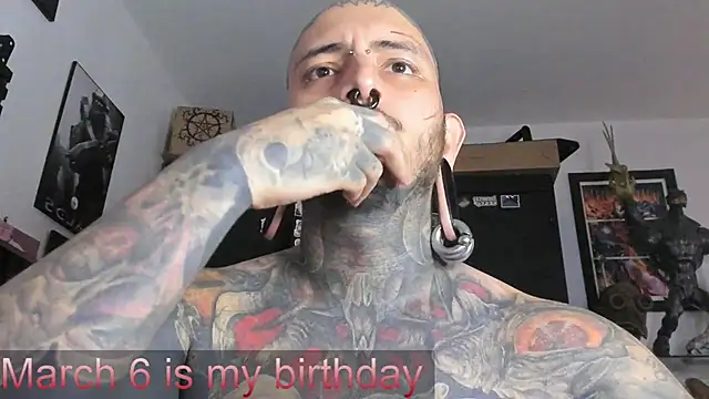 DEATHINK666XX online show from March 5, 9:26 pm