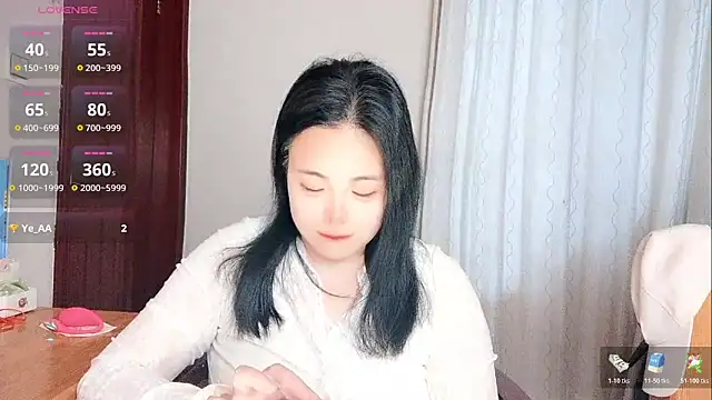 Snapshot of Vivianangn-e chatting on April 16, 12:33 am Vivianangn-e online show from April 16, 12:33 am