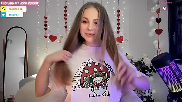 ImKeira online show from February 15, 8:05 pm