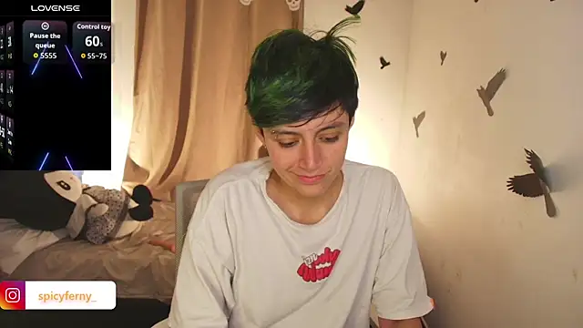 Snapshot of 9_Fernanda_9 chatting on October 25, 8:55 am 9 Fernanda 9 online show from October 25, 8:55 am