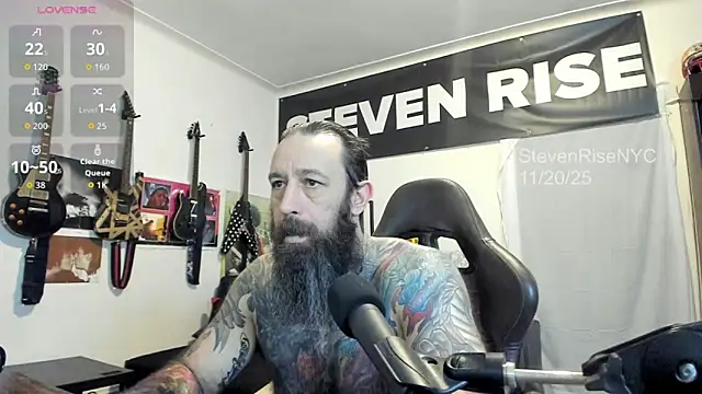 StevenRiseNYC online show from November 20, 1:55 pm